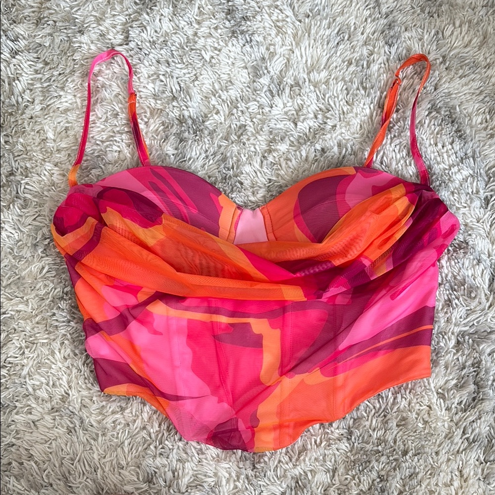 Princess Polly Pink and Orange Top